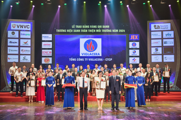 Top 10 Thương hiệu xanh 2024 điểm danh Viglacera